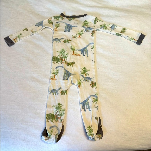 Burt’s Bees | Dinosaur Footie Pajamas | 12 months - Picture 2 of 5